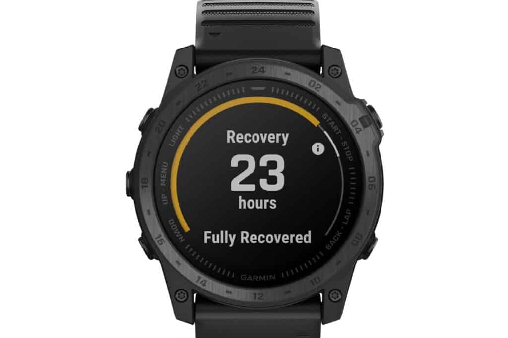 Garmin Watch Recovery 23 hours mode